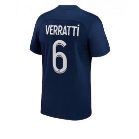Herren Fußballbekleidung Paris Saint-Germain Marco Verratti #6 Heimtrikot 2022-23 Kurzarm